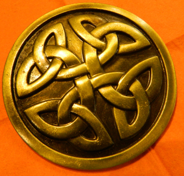 Buckle-Schließe Celtic Knot - rund
